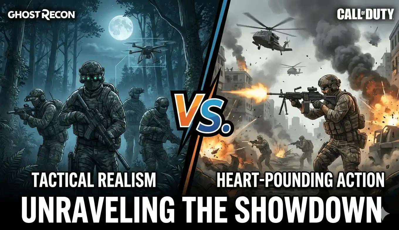 Ghost Recon vs. Call of Duty: Unravelling the Tactical Realism and Heart-Pounding Action Showdown